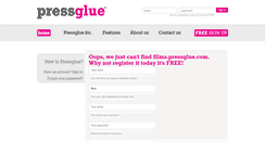 Desktop Screenshot of films.pressglue.com